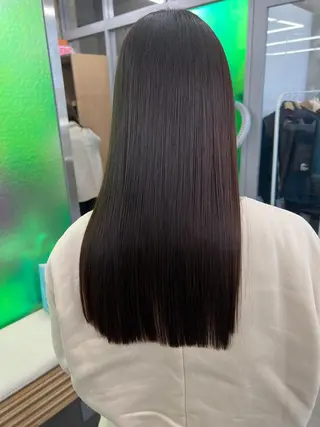 ミディアム カラー パーマ ヘアアレンジ 【ヘアケア特化型】 newi天王寺のヘアスタイル