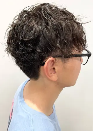 パーマ メンズ 會田 /レイヤーカットのヘアスタイル