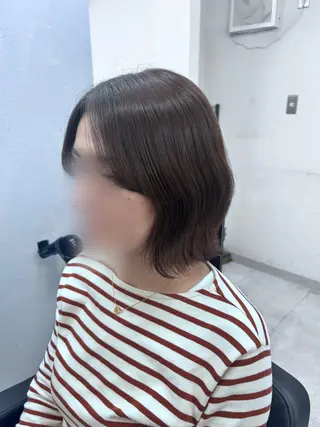 ミディアム ハイトーン🎀 前髪こだわり💘愛美のヘアスタイル