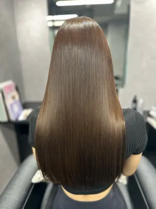 ロング 岩崎 恵実のヘアスタイル