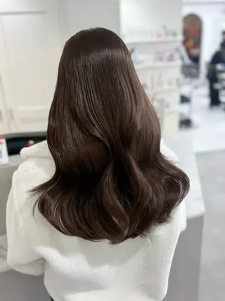 ロング 銀座♡透明感カラー/ 顔周りカットFukaのヘアスタイル
