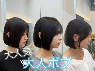ショート Hello by Sea所属・レイヤー/艶髪/ボブ /くびれ/伊藤　勇司のヘアスタイル