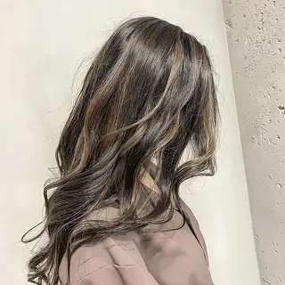 ロング カラー 髪質改善/縮毛矯正 レイヤー/松川匠のヘアスタイル