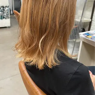 ミディアム カラー ヘアアレンジ 🔅PARS bis Futaba🔆のヘアスタイル