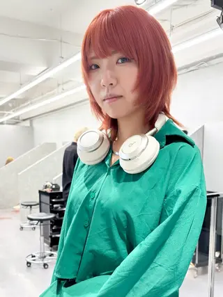 ミディアム デザインカラー 小西勇次のヘアスタイル