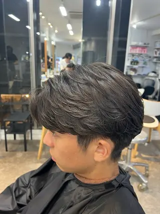 パーマ メンズ 原宿 フェザーパーマ fifth イノウエのヘアスタイル