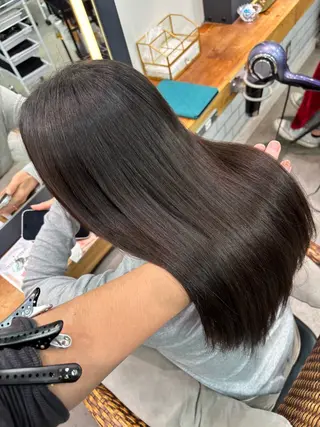 ロング 似合う赤み消しカラー ＊こうき［恵比寿］のヘアスタイル