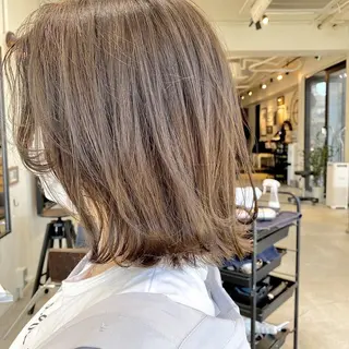 ミディアム カラー ヘアアレンジ tane.所属・【ダメージレス施術】 【透明感】北村 拓也のヘアスタイル