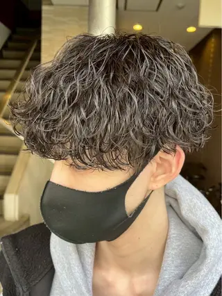メンズ men's perm /立川/RENのヘアスタイル