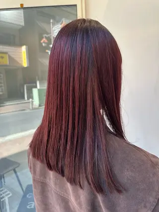 ミディアム 💜透明感カラー🌈 /森絵美莉⛄️❄️のヘアスタイル