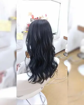 ロング カラー ヘア＆メイク ポトス所属・ヘア＆メイクポトス 倉内のマツエク・マツパデザイン