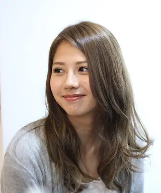 ミディアム セミロング ロング カラー メンズカット特化柏駅 徒歩3分LOUのヘアスタイル