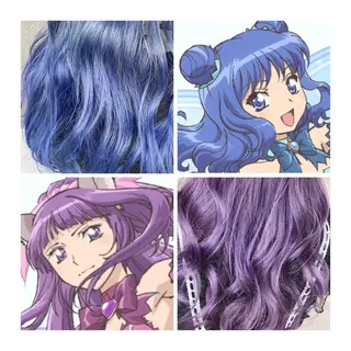 カラー GARU-ガル-所属・TSUNO🦖 派手髪/オタク美容師のヘアスタイル