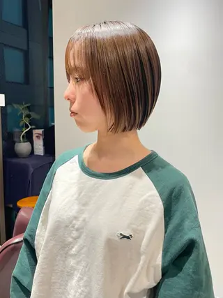 ミディアム SAUT銀座所属・石川玲菜/ 髪質改善ボブ/メンズのヘアスタイル