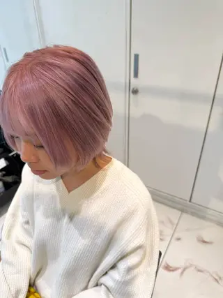 ショート カラー 銀座⚜️【脱白髪染め 美髪矯正】トグチのヘアスタイル