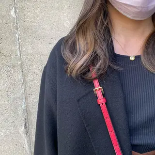 セミロング カラー ブリーチ指名 NO1🌈SAKIのヘアスタイル