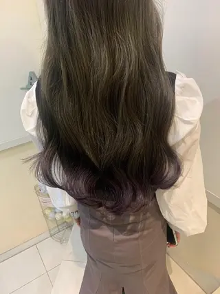 ロング カラー 透けるbrown カラー🎗♡yukaのヘアスタイル