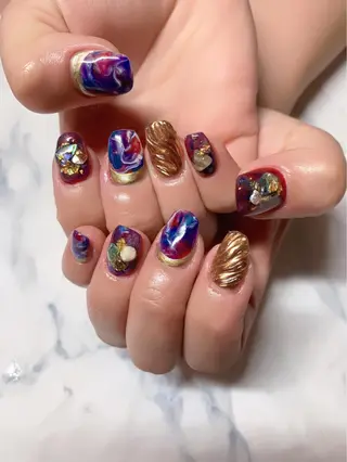 ネイル 菅野 愛花のネイルデザイン