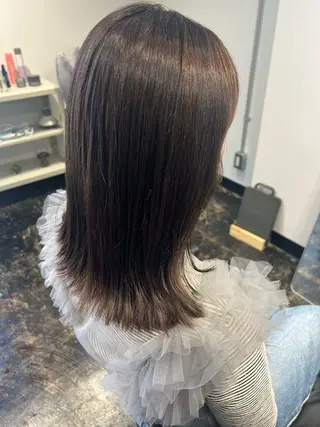 セミロング sendai mayumiのヘアスタイル