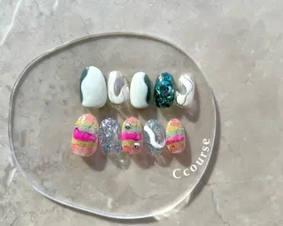 ネイル 0203ムニムサン 💙Airiのネイルデザイン