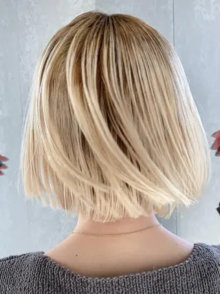 ミディアム カラー ITbyALBUM 八王子店のヘアスタイル