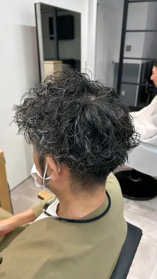 ショート パーマ メンズ メンズ/バレイヤー ジュ/HIKARUのヘアスタイル