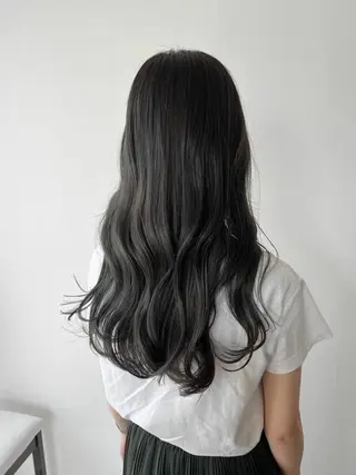 ロング カラー レイヤー/グレージュ 赤み消し/コウスケのヘアスタイル