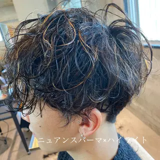 ショート カラー パーマ メンズ ✂︎メンズ特化✂︎ 竹内貴則のヘアスタイル
