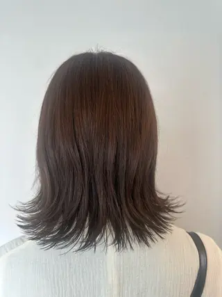 カラー 名駅/艶カラー/原田 永遠のヘアスタイル