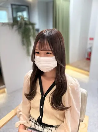 ロング カラー cut/eye 💖aika💖のヘアスタイル