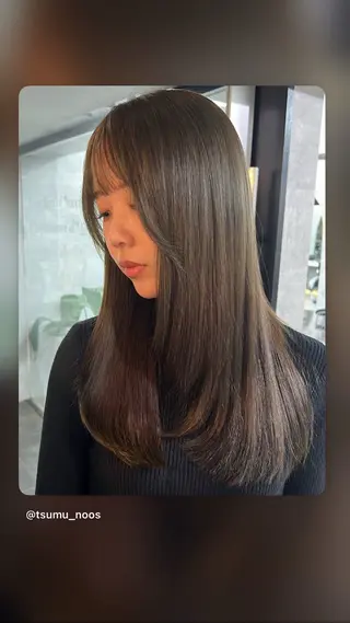 ロング カラー 表参道/ハイライト /tsumugiのヘアスタイル