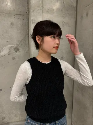 ミディアム カラー Qin shaire salon 原宿所属・🌿パーマ/ボブ/ レイヤー/Mikiのヘアスタイル