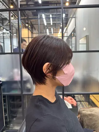 ショート カラー 韓国レイヤー✨ yasuko銀座のヘアスタイル