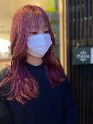 ロング カラー 🇰🇷韓国ヘア 🇰🇷ナミユウのヘアスタイル