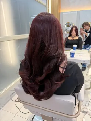 セミロング 顔周り/透明感カラー /レイヤー/TAKUのヘアスタイル