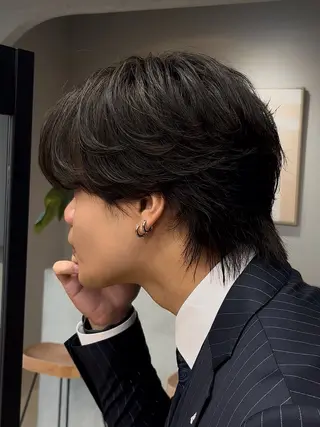 ショート パーマ havana天神所属・御木 信介のヘアスタイル