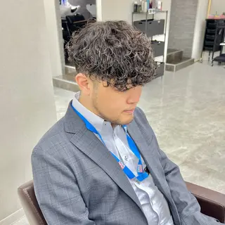 パーマ メンズ シャドウパーマ/ メンズ/KENTAのヘアスタイル