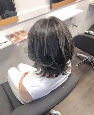 ミディアム Dolce　梅田所属・城領 直輝のヘアスタイル