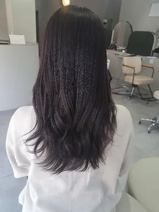 セミロング カラー 徳永 小想のヘアスタイル