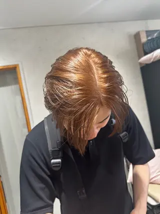 ショート カラー メンズ JOS所属・上野ハイトーン/デ ザイン✂︎touiのヘアスタイル