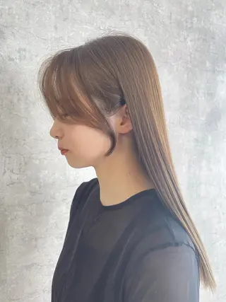 セミロング トレンド韓国ヘア 🇰🇷のんのヘアスタイル