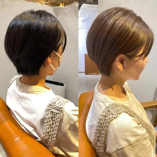 ショート カラー ヘアアレンジ SALOWIN銀座VORT所属・小林 佳祐のヘアスタイル