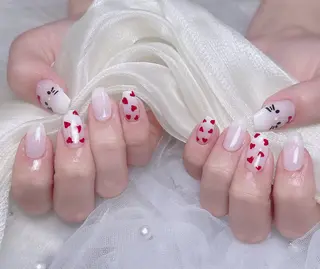 ネイル 🎀も ものネイルデザイン