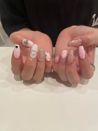 ネイル 束感まつ毛/ネイル/ LED♥KIRARAのマツエク・マツパデザイン