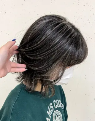 カラー 高難易度縮毛矯正　春日井　Soea(ソイア)所属・多久間 喬介のヘアスタイル