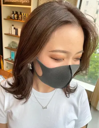 ミディアム カラー tablier所属・北名古屋 /美容院カフェのヘアスタイル