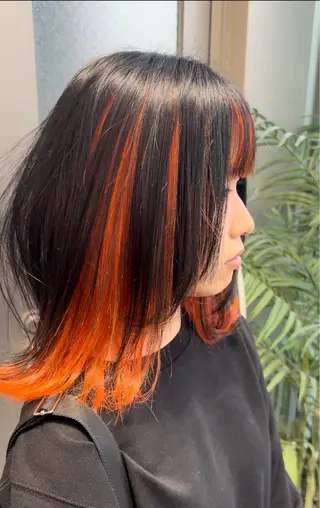 ミディアム カラー 🌿nudeカラー/ レイヤー/藤原🌿のヘアスタイル