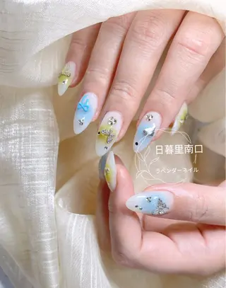 ネイル ラベンダー💖日暮里 ルル💖ネイルのネイルデザイン