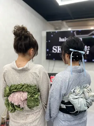 セミロング カラー ヘアアレンジ 🎨カラー満足度 500%💫ヅル💫のヘアスタイル