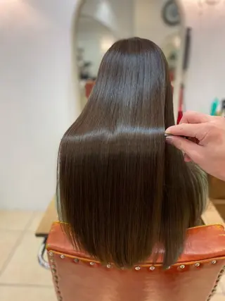 ロング カラー ヘアアレンジ ウルフ/レイヤー /髪質改善　ナユタのヘアスタイル